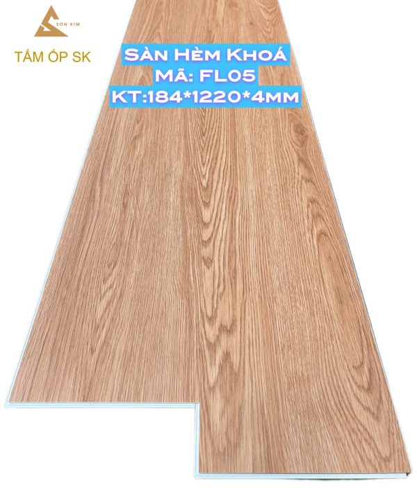 Sàn Nhựa Hèm Khóa Đế Cao Su SK - FL05 - SAN NHUA HEM KHOA SK 4