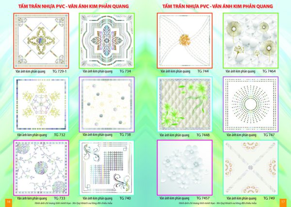 La Phông Trần Nhựa PVC SK Mẫu 10